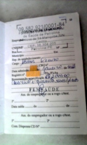 CARTEIRA DE TRABALHO SEM O PREECHIMENTO DA DATA DE SAÍDA