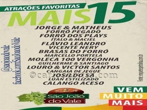 Atrações favoritas São João