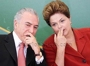 Dilma e temer/Foto: Folha SP
