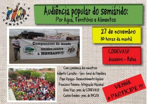 Audiência Semiárido