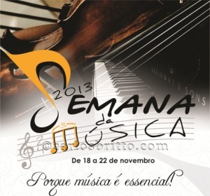 Cartaz Semana da Música 2013