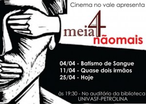 Cinema no vale cartaz abril 2014