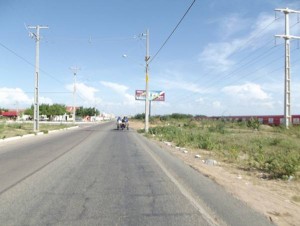 carroceiro na estrada da banana