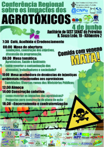 Cartaz agrotox