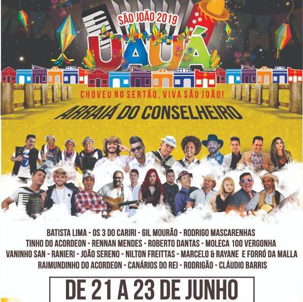CARTAZ SÃO JOÃO UAUÁ