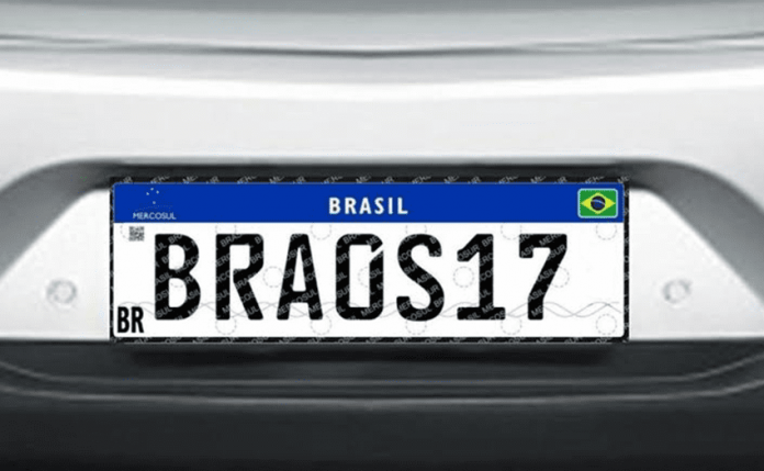 Resultado de imagem para nova placa mercosul 2020