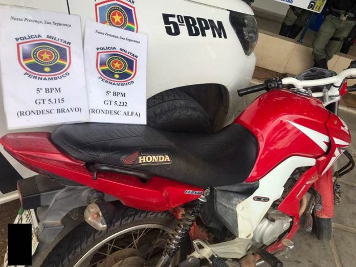 moto recuperada 5º BPM