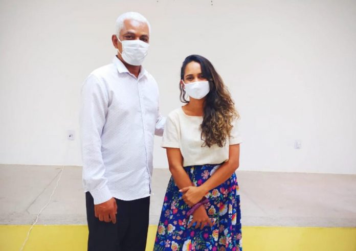 Secretários Teobaldo e Glaucia